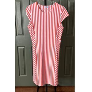 J. McLaughlin Helena Vertical Stripe Dress‎ Size Medium Vertical Stripe Pattern